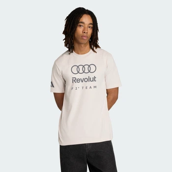Мужская футболка AUDI FORMULA ONE TEAM DNA GRAPHIC adidas KE6123 (S) белый (4068819412717)