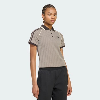 Женская футболка-поло TWEED adidas KX1871 (M) коричневый (4069995986672)