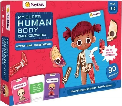Магнитная головоломка PlayShifu My super human body 90 элементов 66051 (8906169660517)