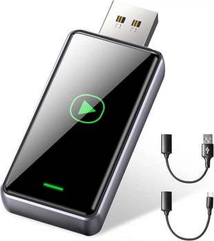 Беспроводной адаптер Apple CarPlay SD303 S1 для iPhone Wireless CarPlay Adapter USB/Type-C Plug & Play