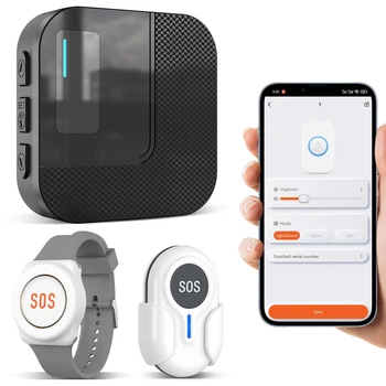 SOS Система Daytech E-05W с кнопкой вызова, Wi-Fi приемником и мобильным приложением
