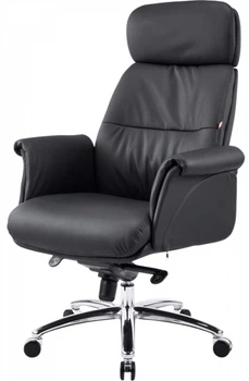 Кресло аклас Драгобрат al mb (Кожа lc-a Black/PU Black)