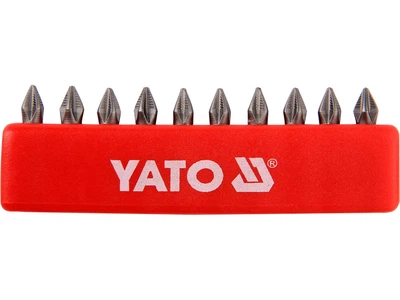 Биты YATO Phillips PH1 x 25 мм HEX 1/4" 10 шт YT-0474
