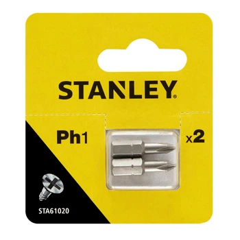 Биты STANLEY PH1 x 25 мм 2 шт STA61020-XJ
