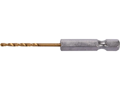 Сверло по металлу титановое YATO HSS-TIN, 2 мм, длина 72 мм, шестигранный. HEX-1/4" YT-44751