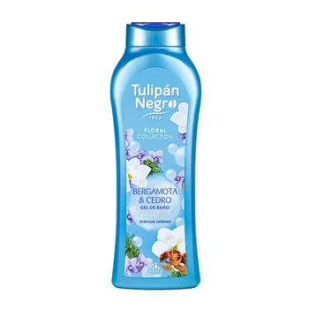 Гель для душу парфумований Tulipan Negro FLORAL Бергамот та кедр, 650 мл