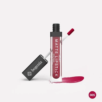 Помада рідка для губ Liquid Matte Lipstick Spice Travel Bogenia BG720 №005 Гаїтянська ягода, 8 мл