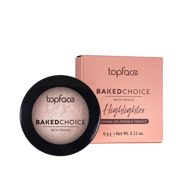 Хайлайтер для лица запечен Baked Choice Rich Touch Baked Highlighter TopFace PT702 No103 Розовый светлый, 6 г