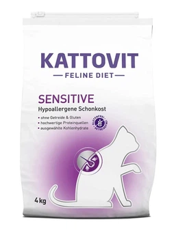 Сухой корм Kattovit Veterinary Sensitive для котов с пищевой непереносимостью 4 кг