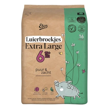 Підгузки-трусики дитячі Etos розмір 6 Extra large 15+кг 16 шт (8710198409609)