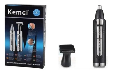 Компактный триммер Kemei KM-6511 для носа и ушей