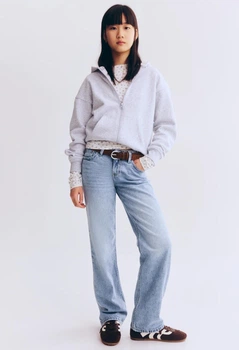 Підліткові джинси для дівчинки H&M 158 см Блакитні (26071103E)