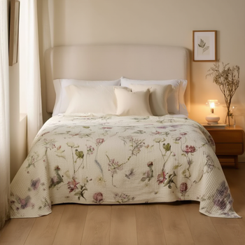 Покрывало хлопковое 200x230 см для дома wildflower PS-7082