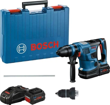 Акумуляторний перфоратор Bosch PRO GBH 18V-34 CF, патрон SDS-plus, 2 акб 8 Ah, з/п, кейс (0611914002)