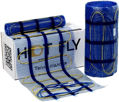Нагревательный мат двухжильный HOT FLY HFM 1.00 м²