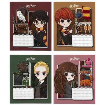 Зошит Kite Harry Potter 12 аркушів коса лінія мікс дизайнів (HP26-235)