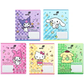 Зошит Kite Hello Kitty 12 аркушів клітинка мікс дизайнів (HK26-232)
