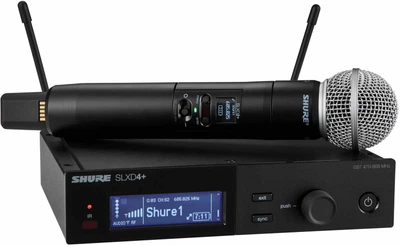 Цифровая беспроводная радиосистема Shure SLXD24+E/58-G65 с микрофоном SM58 (SUP_em6634)