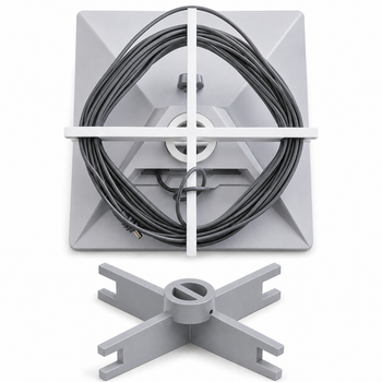 Тримач кабелю Starlink Mini Pipe Mount Cable Holder органайзер кабелю 3D-друк аксесуари Starlink Mini Сірий
