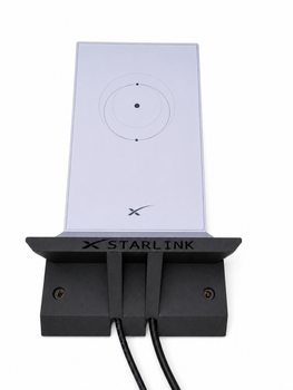 Настінне кріплення для роутера Starlink Gen 2 — Starlink Router Gen 2 Wall Mount — тримач із каналами для кабелю Чорний
