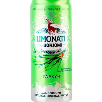 Напій газований Borjomi Limonati Тархун 0.33 л жб (4860019003104)