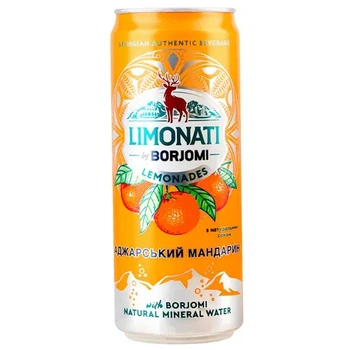 Напій газований Borjomi Limonati Аджарський мандарин 0.33 л (4860019003043)