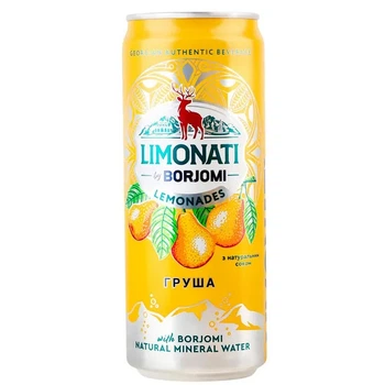 Напій газований Borjomi Limonati Груша 0.33 л (4860019003067)