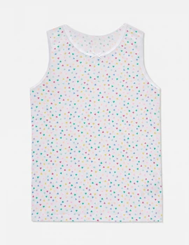 Майка Primark білий в візерунки SEDGF968 104