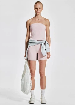 Спортивные шорты женские H&M 271255289_lightpink L Светло-розовые (2727000106041)