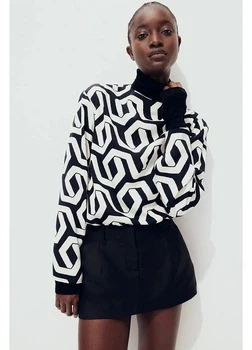 Блузка женская H&M 271213147 XL Черная (2727000120252)