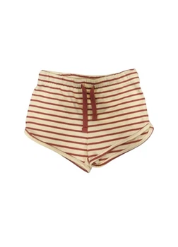 Детские шорты на резинке для девочки H&M 270932237 74 см Белый/Розовый (2727000112325)