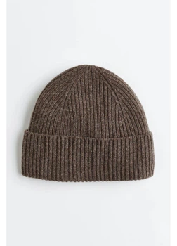 Шапка мужская H&M 270903963_brown One Size Коричневая (2727000126025)