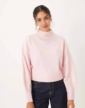 Свитер женский H&M 271229911_pink S Светло-розовый (2727000138004)