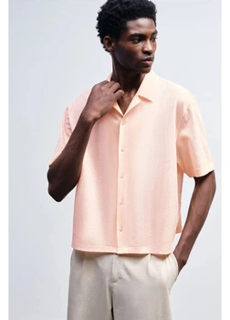 Футболка жіноча H&M 271291558 M Персикова (2727000132903)