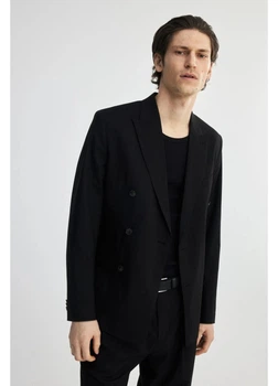 Пиджак мужской H&M 271261757 54 Черный (2727000134075)