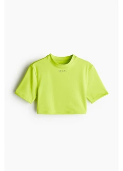 Спортивный топ для фитнеса женский H&M 271216601 S Желтый (2727000128326)