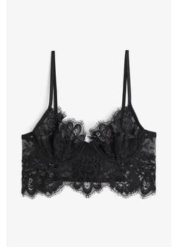 Бюстгальтер із кісточками H&M 271185071 XS Чорний (2727000143190)