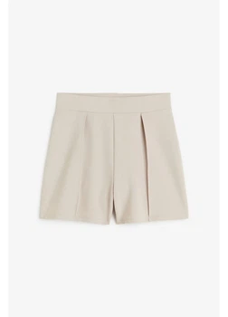Шорты женские H&M 271165043 XS Светло-бежевые (2727000128807)