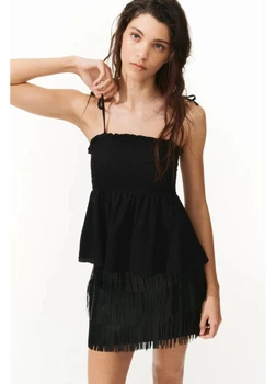 Топ женский H&M 271285595 S Черный (2727000118822)