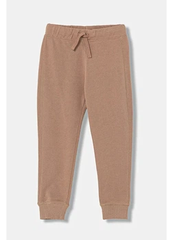 Детские спортивные штаны-джоггеры для мальчика H&M 270594177_darkbeige 80 см Темно-бежевые (2727000143091)