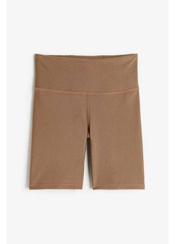 Спортивные шорты женские H&M 271158827 M Коричневые (2727000128814)
