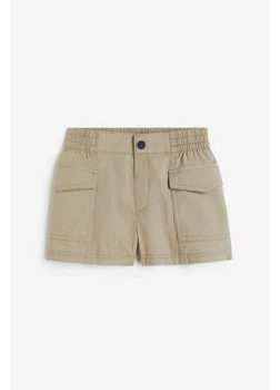 Детские шорты для девочки H&M 271115782 104 см Хаки (2727000144562)