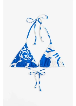 Верхняя часть купальника женская H&M 271205281_blue 38 Синий/Белый (2727000124526)