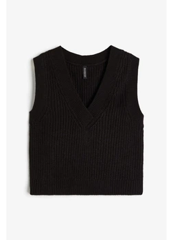 Жилет жіночий H&M 271161769 S Чорний (2727000136185)