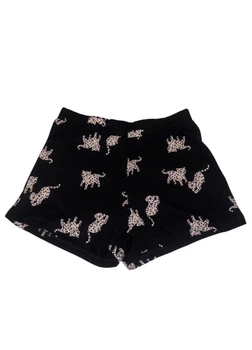Детские шорты на резинке для девочки H&M 270929067 110 см Черный/Бежевый (2727000112189)