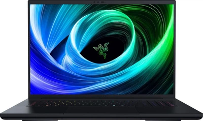Ноутбук Razer Blade 18 (RZ09-05828ER3-R3U1) Black / 18" Dual Mode UHD+ 240Hz & FHD+ 440Hz / Intel Core Ultra 9 290HX Plus / RAM 32GB / SSD 1TB / NVIDIA GeForce RTX 5080 / Windows 11 Home