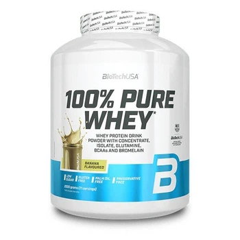 Сироватковий протеїн BioTech 100% Pure Whey, 2 кг - Банан
