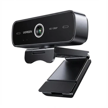 Вебкамера UGREEN з мікрофоном USB-веб-камера Full HD 1080P 30fps Black (CM925)