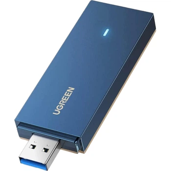 WiFi-адаптер UGREEN USB AX1800 USB WiFi 6 Dual-Band Wireless Adapter Blue (CM499)