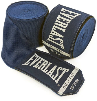 Бинты для бокса Everlast ELITE HANDWRAPS синий 180 см компрессионные бинты для тренировок